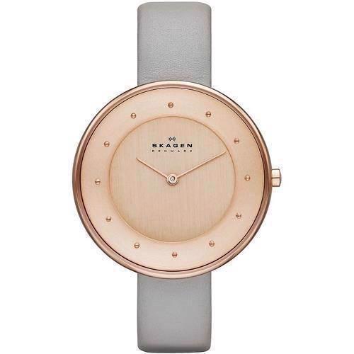 Image of Rosa forgyldt rustfri stål quartz Dame ur fra Skagen